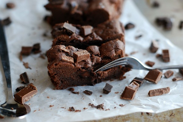 Double chocolate brownie cake, utan tillsatt socker // Baka Sockerfritt