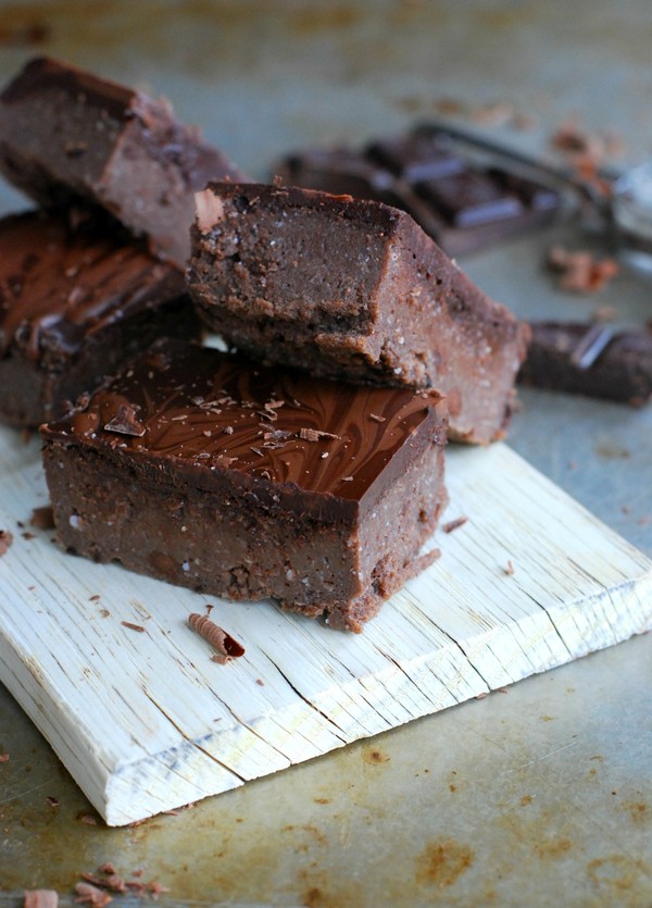 Healthy chocolate covered brownie - Chokladtäckt Brownie, mejerifri, glutenfri och utan tillsatt socker