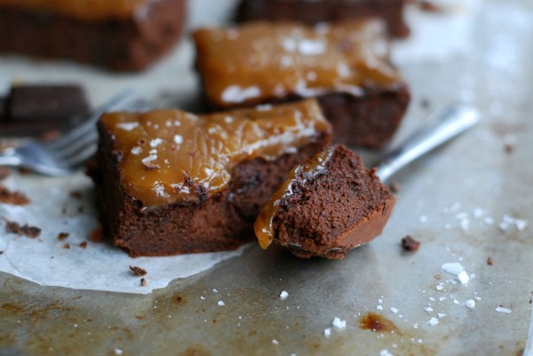 Healthy/hälsosam Salted Caramel Brownie