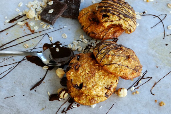 Chocolate chip cookies med nutella, glutenfria, utan tillsatt socker //Baka Sockerfritt