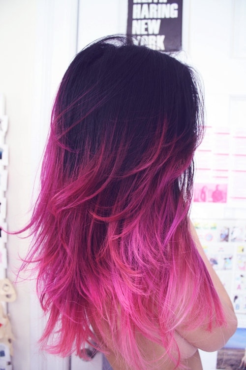 Pink OMBRE