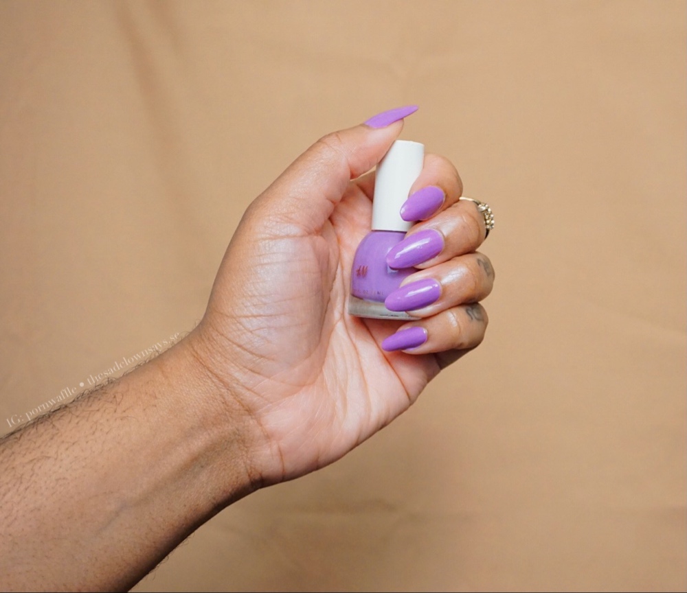 purple lavender nail polish