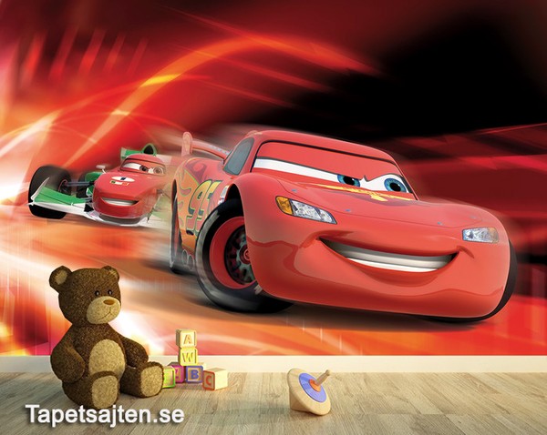Tapeter Barnrum Inspiration Disney Cars Tapet Bilar Pixar Fototapet Barn Tapet Barntapeter Racer Bil