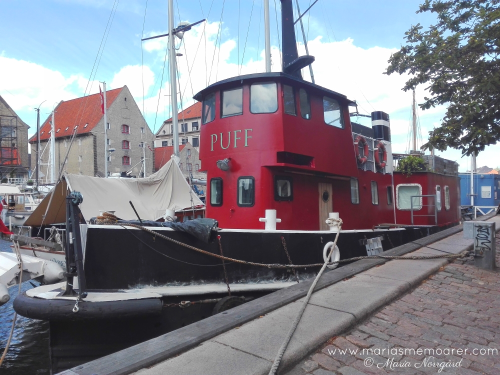 sevärdheter i Köpenhamn: husbåtar i Christianshavn
