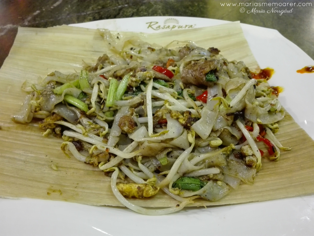 Singaporean cuisine: Beef char kway teow / singaporiansk mat