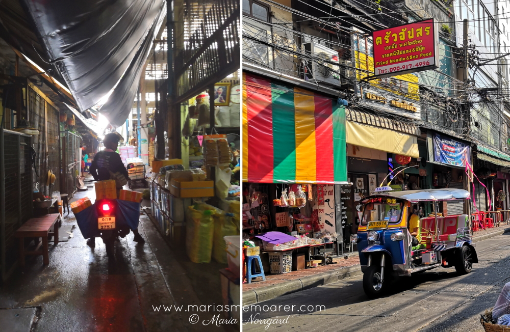fototema transport / färdmedel: moped och tuktuk i Thailand