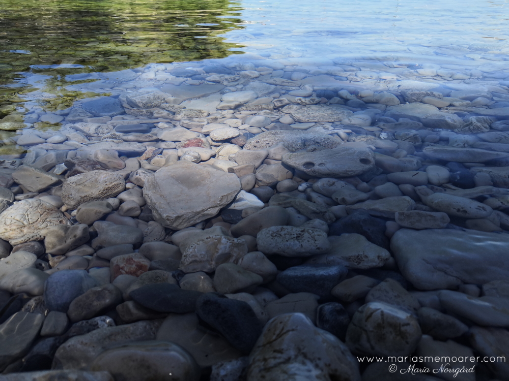 fototema vatten - det klaraste vatten jag sett i Kroatien