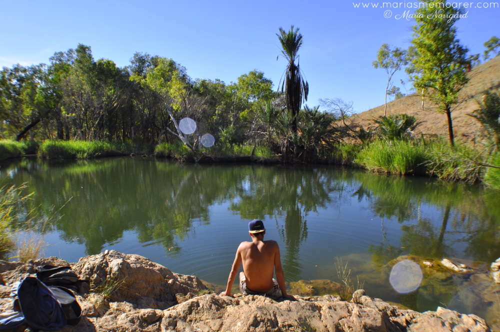 fototema vatten - bada i vattenhål i norra Australien