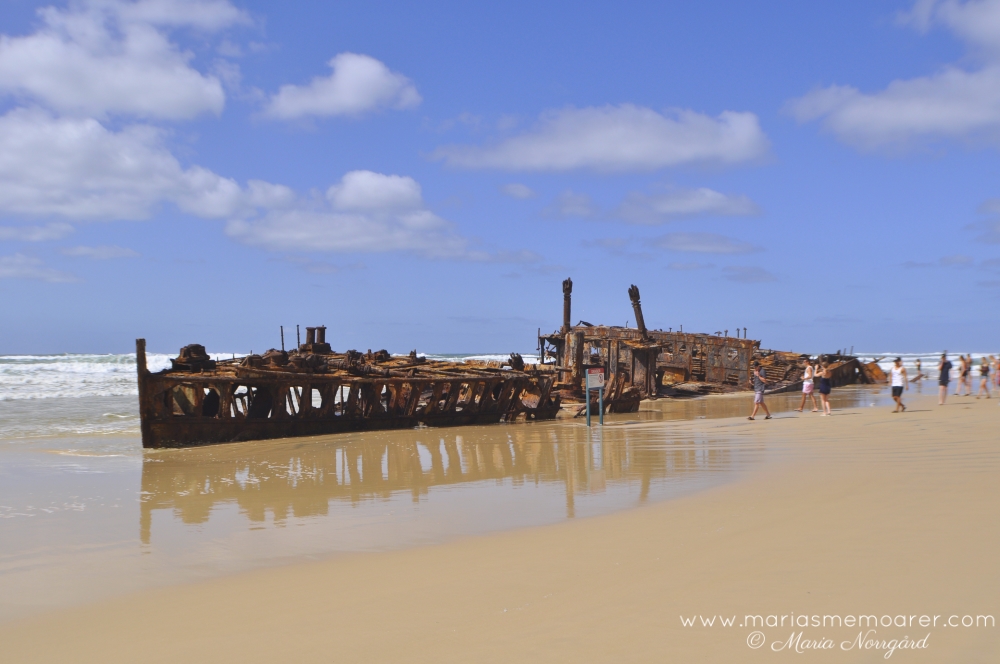 SS Maheno, shipwreck in Australia / skeppsvrak i Australien