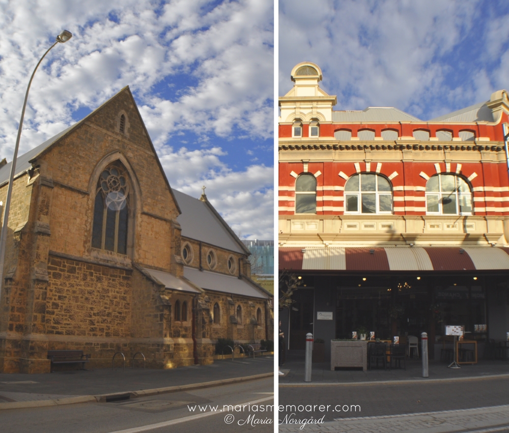 viktoriansk arkitektur i Fremantle nära Perth, Australien