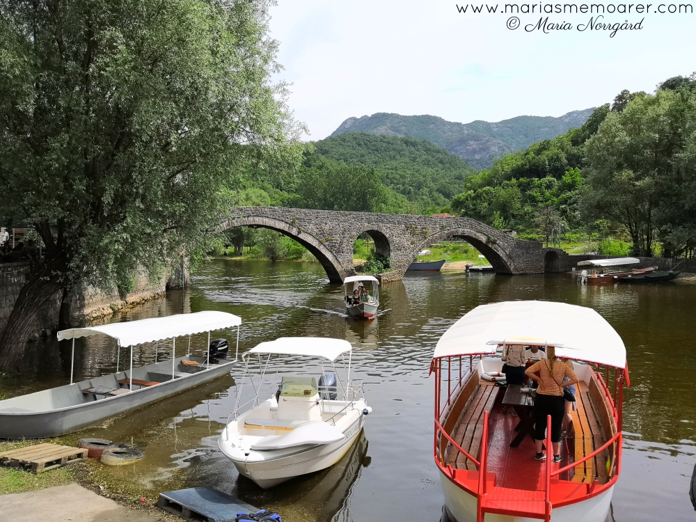 Crnojevic river boat ride / båttur längs flod i Montenegro