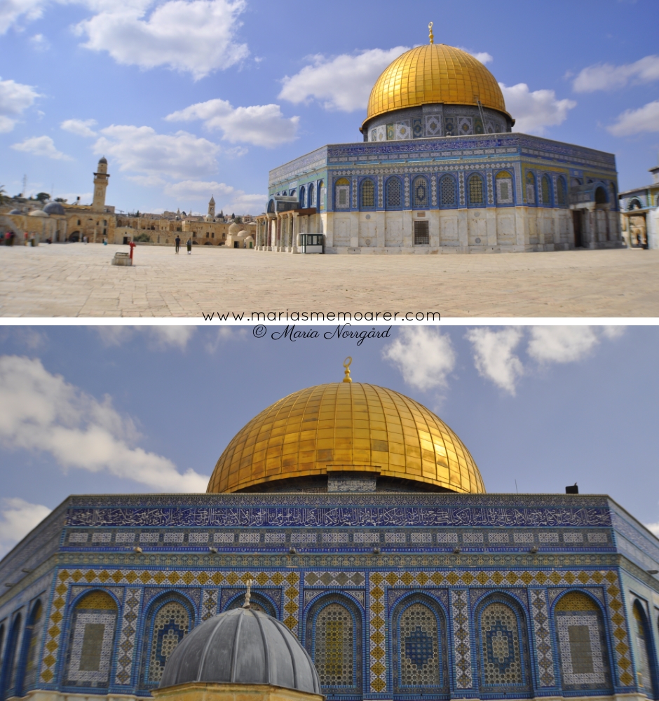 Klippdomen på Tempelberget - Islams tredje heligaste plats, Jerusalem, Israel / Palestina