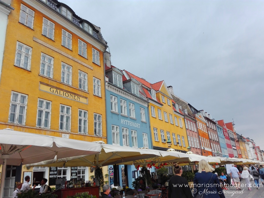 färgglada hus i Nyhavn, Köpenhamn