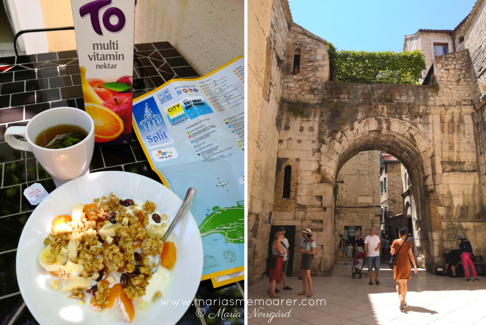 Split Kroatien - bo på hostel och sightseeing i gamla stan