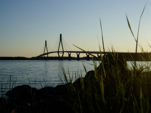 hemester i Vasa, Österbotten - Replotbron, Finlands längsta bro