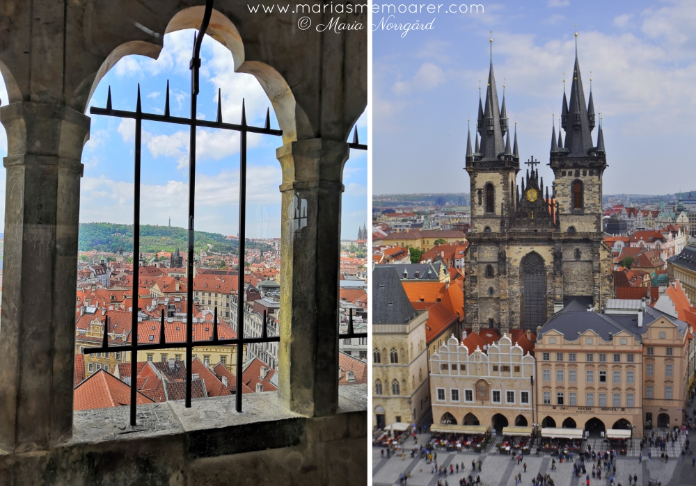 Prags bästa utsiktplatser - vy över gamla stans torg (Old town square)