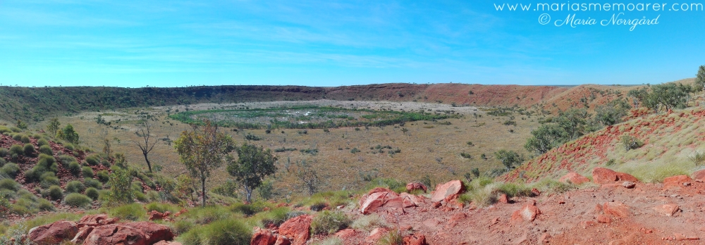 meteoritkrater i norra Australien - Wolfe Creek, Western Australia