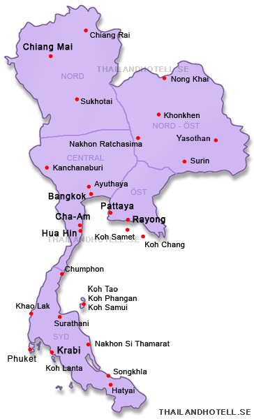 Karta över Thailand öar – Karta 2020