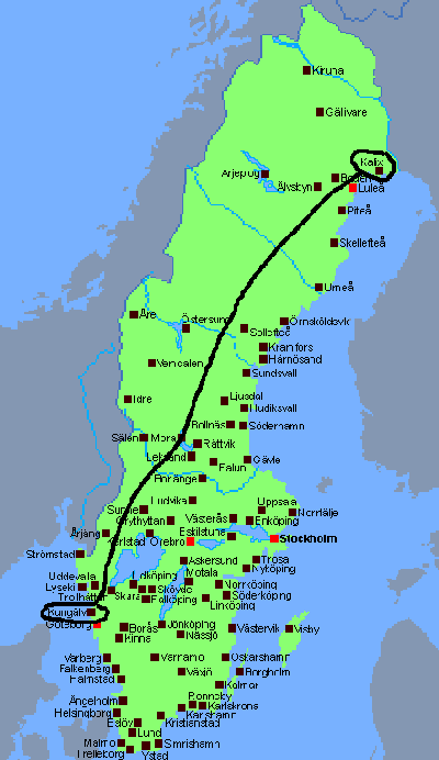 Bollnäs Karta - Bollnäs karta — kartor över sverige / En handritad