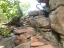 The steps up to some Rockart
