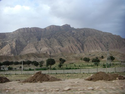 Berg på gränsen mellan Irak och Iran