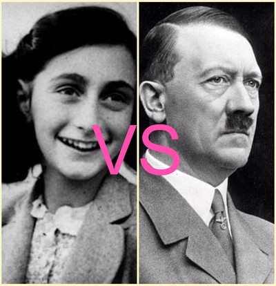 Anne Frank VS Hitler