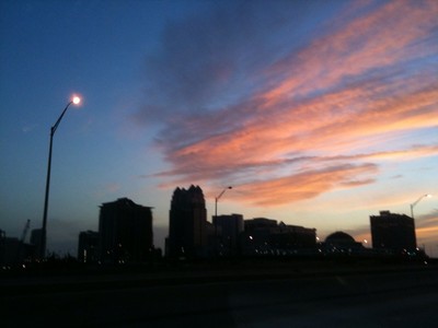 Downtown Orlando sunrise