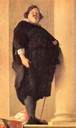 Något överviktig person från en italiensk 1700-tals målning. Bild lånad från wikipedia