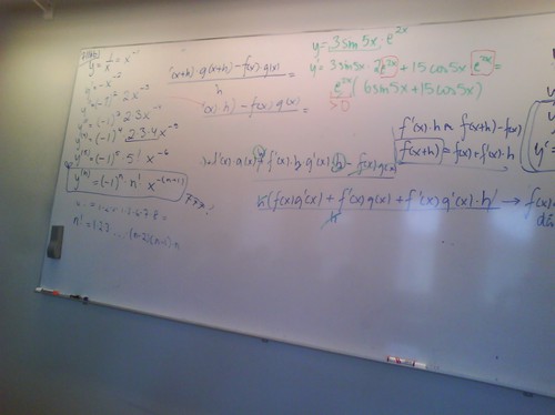 Kajsa's Matematik whiteboard