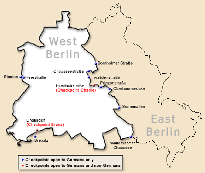 Karta över Berlinmuren – Karta 2020