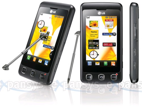 Min nya mobil, LG KP500 med tuch screen