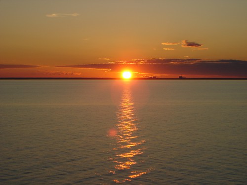 solnedgång Gotland