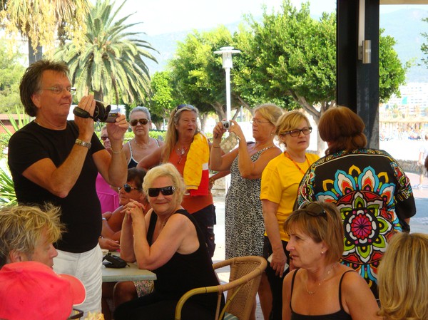 Lunch med Club 33 Revival vid Magaluf Beach, Mallorca 2011.