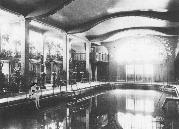 Centralbadet 1906, foto: Frans G Klemming. Bild från Wikimedia Commons.