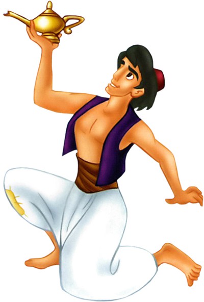 Aladdin från Disneyfilmen med samma namn.