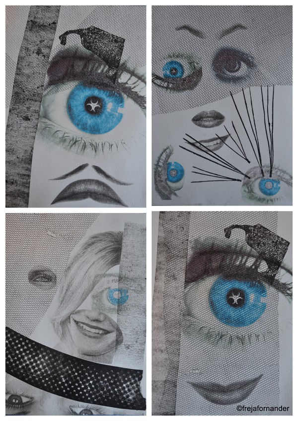 blue eyed girl series of four