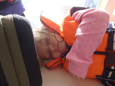 Jag somnade i båten =)