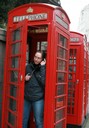 Jag i en typisk londontelefonkur