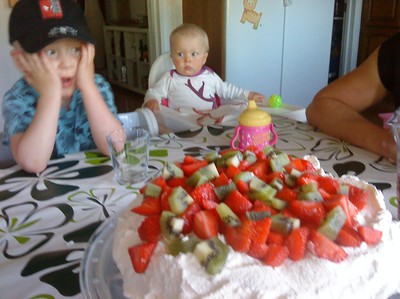 Färska jordgubbar!