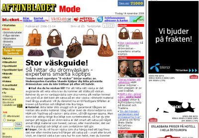 Spana in Hotspots väskspecial på Aftonbladet!
