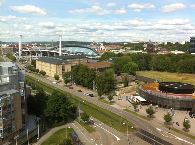 Utsikten från Göteborg Opalen!