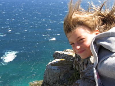 Lots of wind at Cape Point