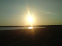 solnedgång när jag och sheeba hade de myyys på västra stranden