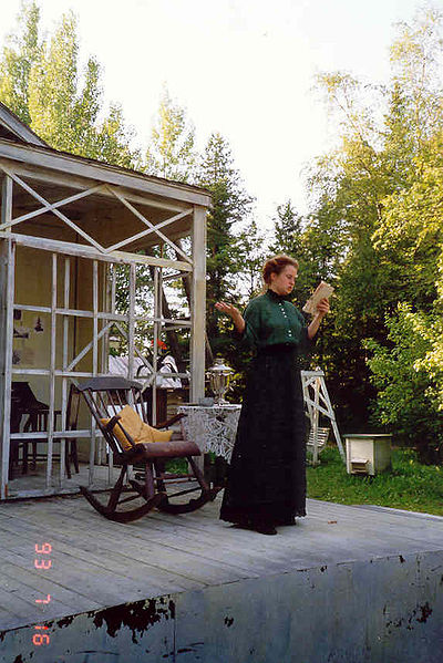 Edith Södergran, en pjäs om hennes liv på sommarteatern i Närpes 1993.