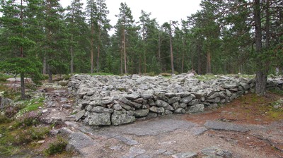 Sammallahdenmäkis gravrösen från bronsåldern.