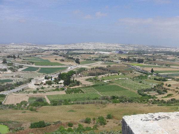 utsikten över malta från mdina