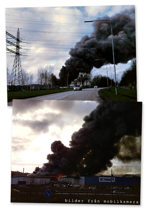 Göteborg 5 april 2008 - Det brinner!