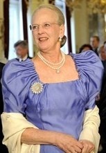 Drottning Margrethe vid lördagens balettföretällning.