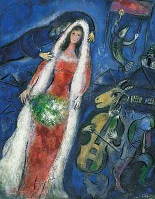 Marc Chagall - La Mariee