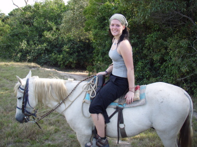Jag på min lilla häst :)